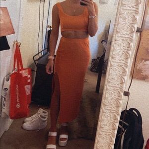 COPY - Orange two piece set.